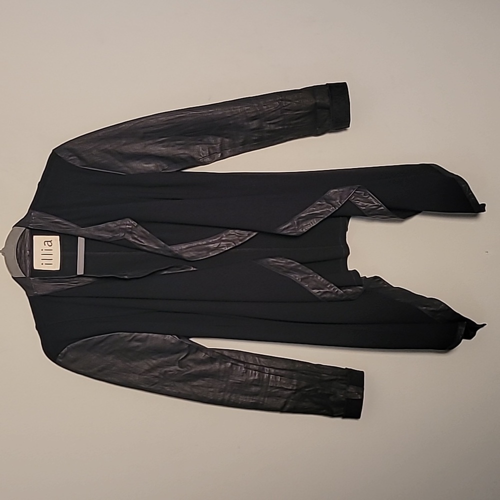 Illia Cascading Waterfall Jacket Sz 0 Grunge Whimsigoth Asymmetrical